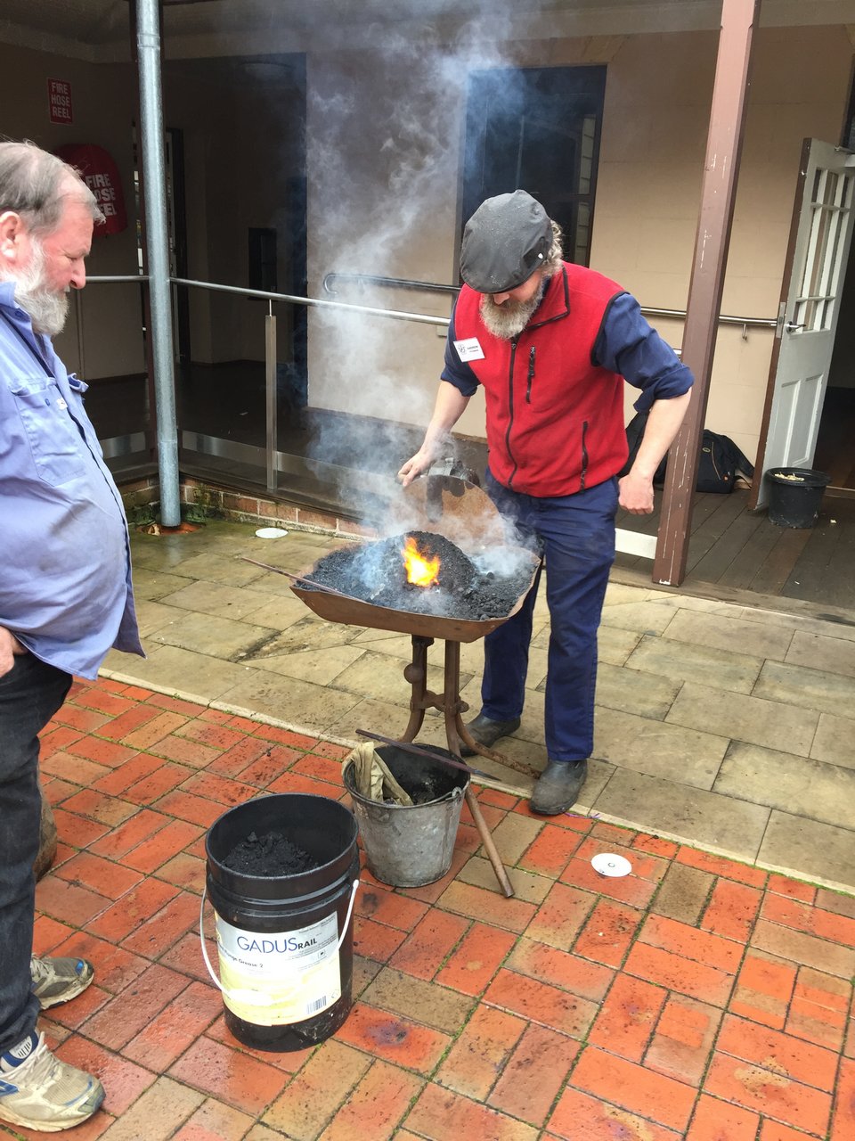 Preparing the forge