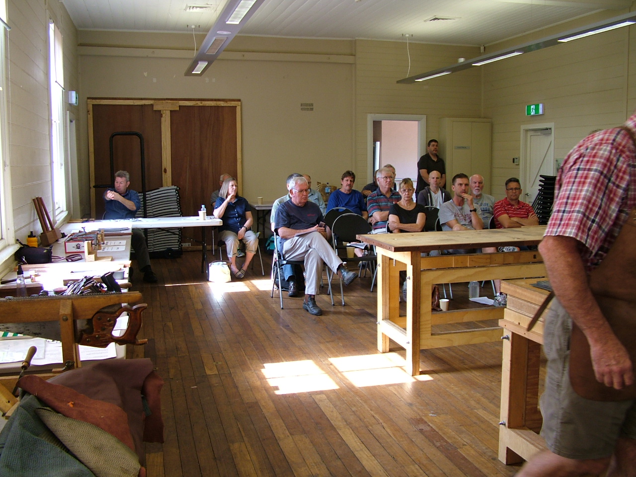 The audience deep in concentration