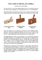 British & American Tools